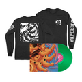 Pollen Vinyl- Transparent Green- With Faces Longsleeve Bundle
