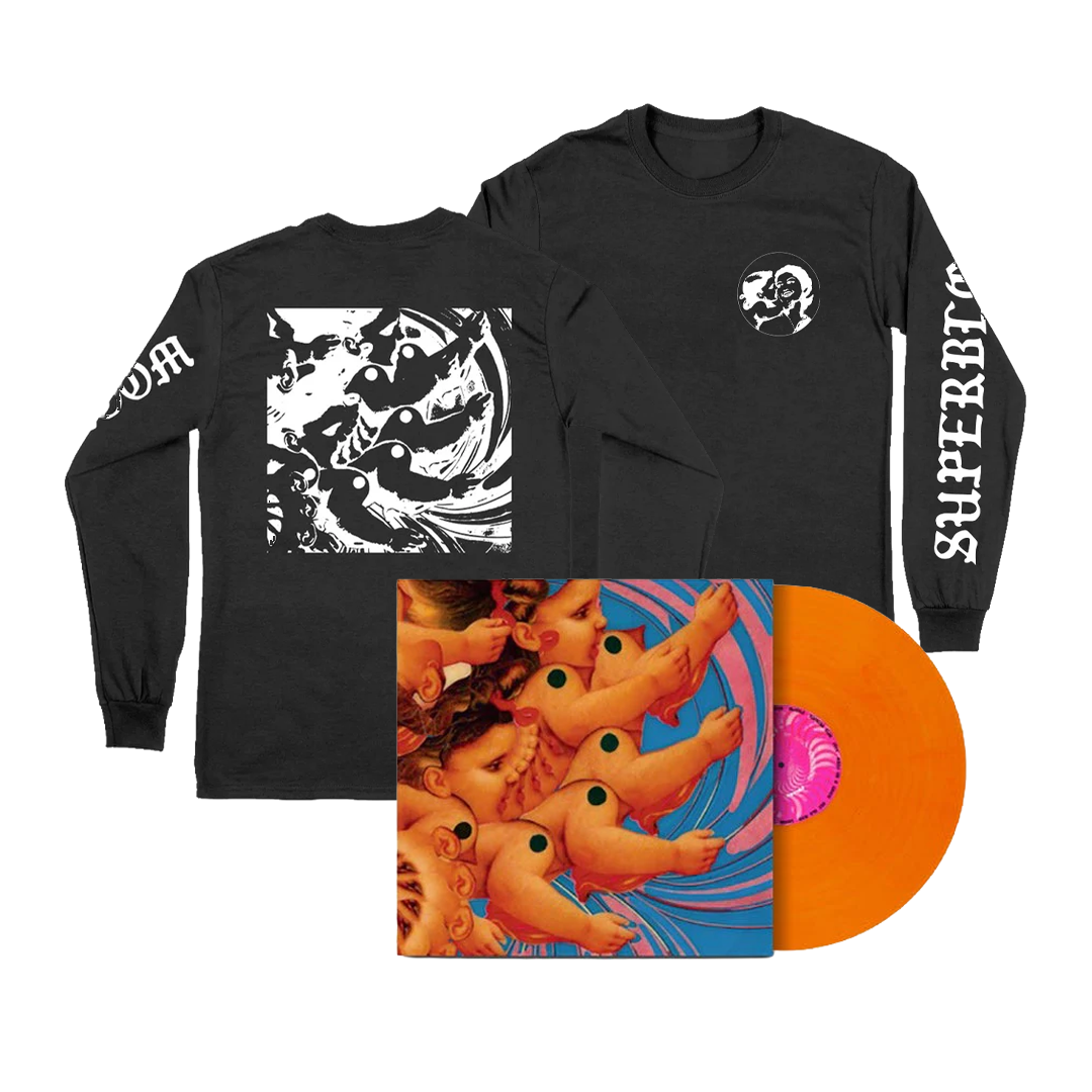 Pollen Vinyl- Orange EU exclusive - with Faces Longsleeve Bundle
